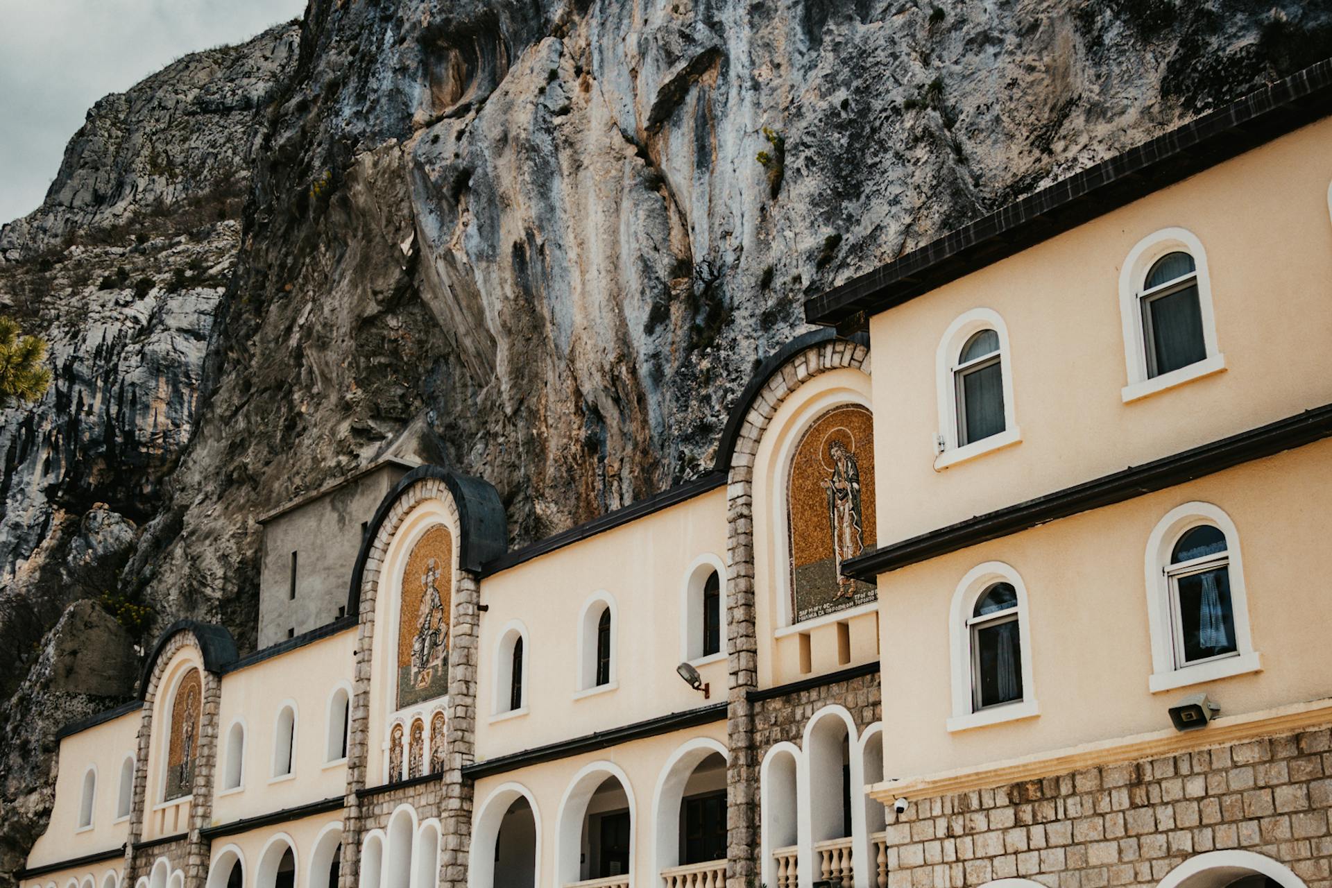 Driving to Ostrog Monastery
